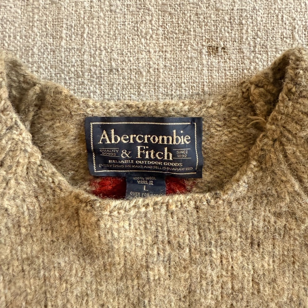 Abercrombie & Fitch Tan Sweater - Picture 2 of 3